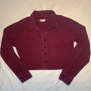 Tilly’s RSQ Plaid / Striped Button Down Long Sleeve